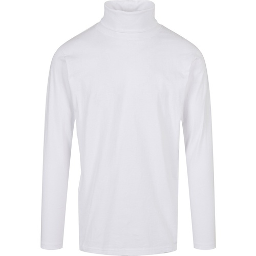 Abbigliamento Uomo T-shirts a maniche lunghe Build Your Brand BY178 Bianco
