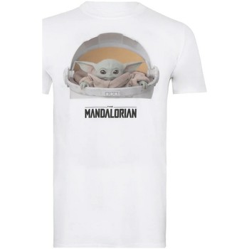 Abbigliamento Uomo T-shirts a maniche lunghe Star Wars: The Mandalorian  Bianco