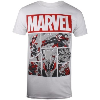 Abbigliamento Uomo T-shirts a maniche lunghe Marvel  Rosso