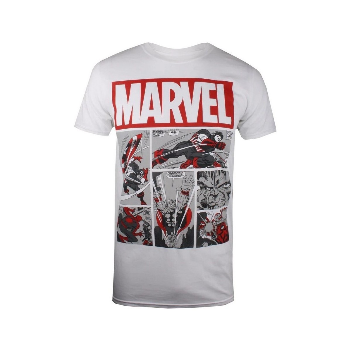 Abbigliamento Uomo T-shirts a maniche lunghe Marvel Heroes Rosso