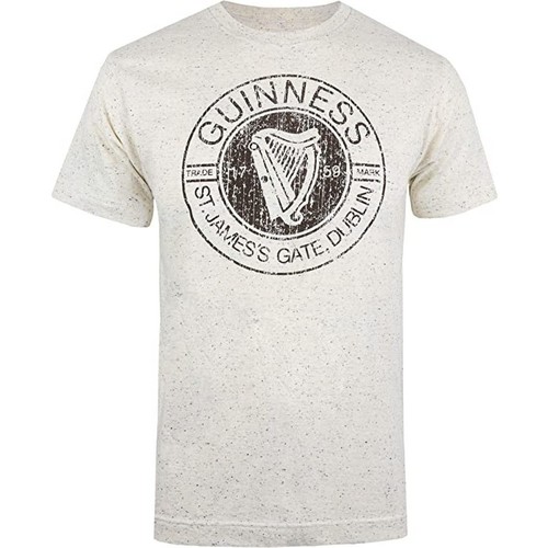 Abbigliamento Uomo T-shirts a maniche lunghe Guinness Saint James Gate Beige