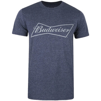 Abbigliamento Uomo T-shirts a maniche lunghe Budweiser  Blu