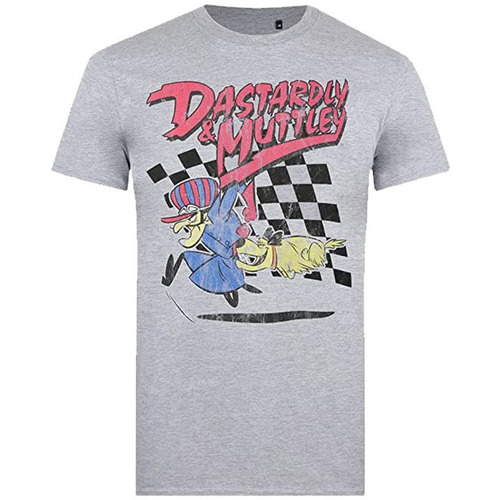 Abbigliamento Uomo T-shirts a maniche lunghe Wacky Races Dastardly & Muttley Grigio