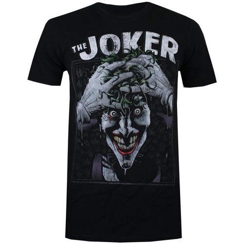 Abbigliamento Uomo T-shirts a maniche lunghe The Joker Crazed Nero