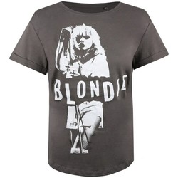 Abbigliamento Donna T-shirts a maniche lunghe Blondie Singing Bianco
