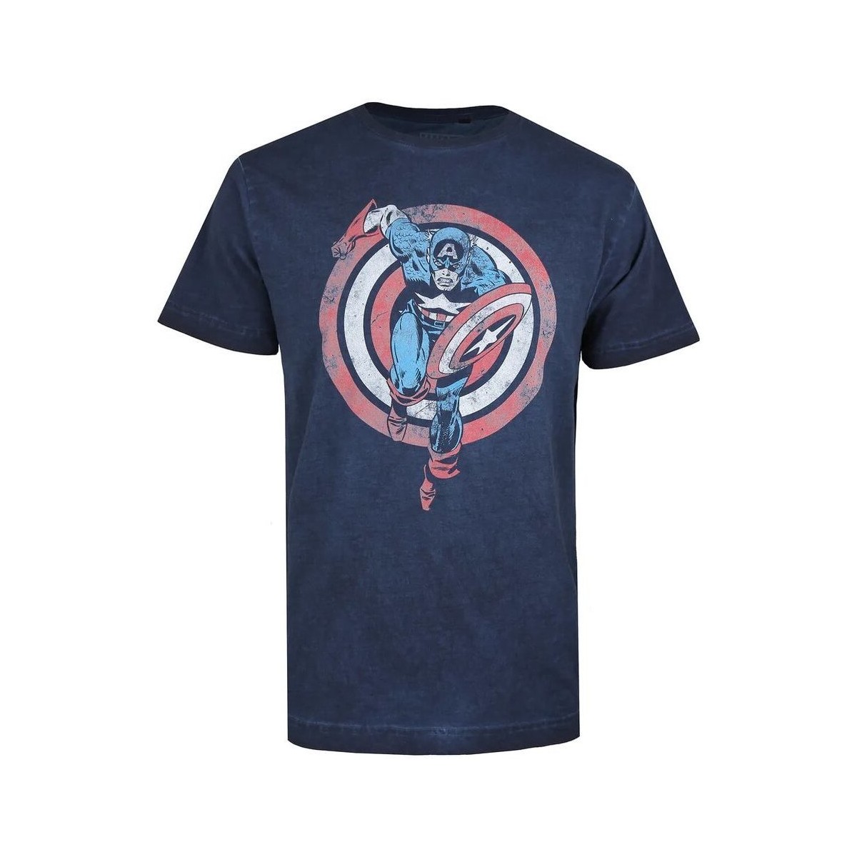 Abbigliamento Uomo T-shirts a maniche lunghe Captain America Shield Charge Blu