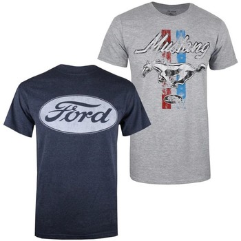 Abbigliamento Uomo T-shirts a maniche lunghe Ford  Rosso