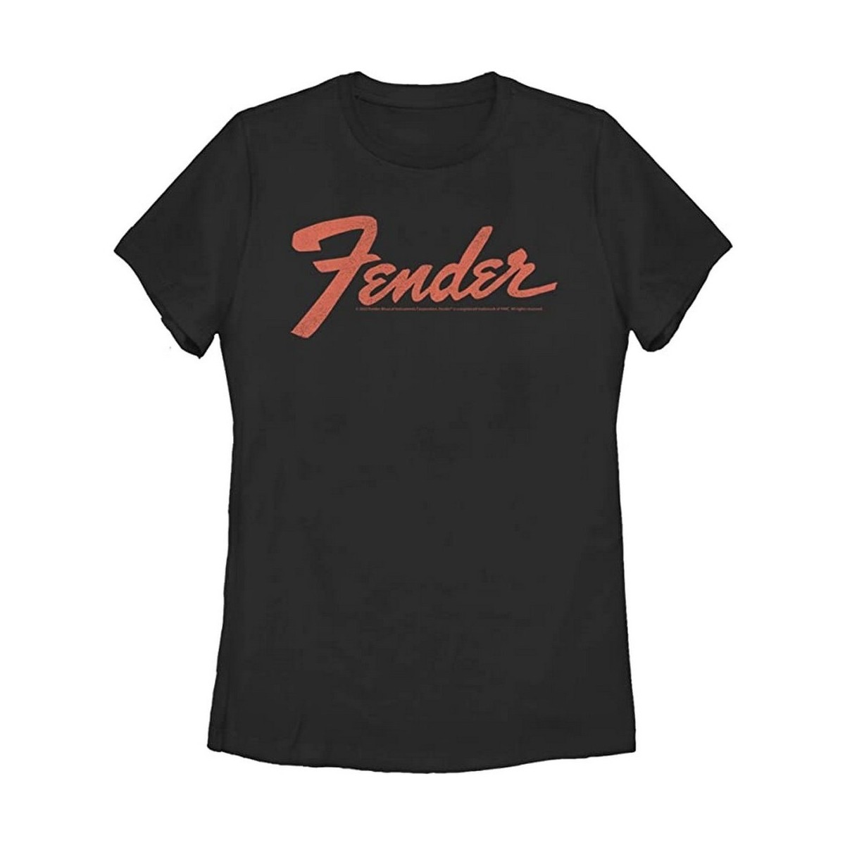 Abbigliamento Donna T-shirts a maniche lunghe Fender Classic Nero