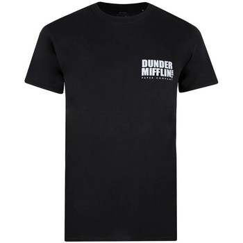 Abbigliamento Uomo T-shirts a maniche lunghe The Office Dunder Mifflin Nero