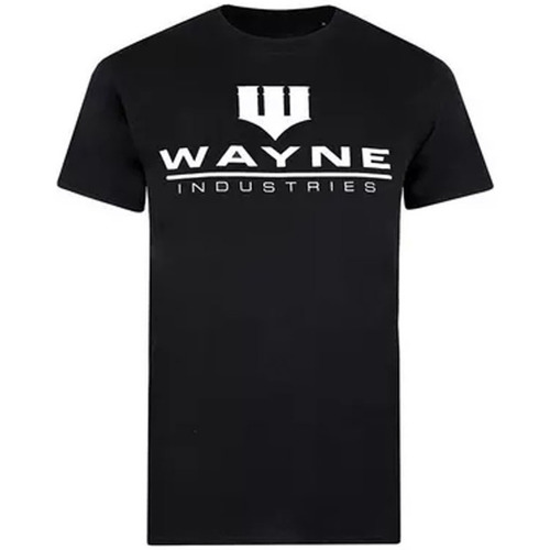 Abbigliamento Uomo T-shirts a maniche lunghe Dessins Animés Wayne Industries Nero