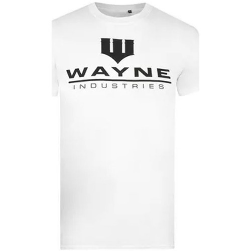Abbigliamento Uomo T-shirts a maniche lunghe Dessins Animés Wayne Industries Bianco