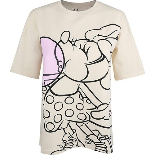 Abbigliamento Donna T-shirts a maniche lunghe Disney TV1184 Beige