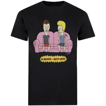 Abbigliamento Uomo T-shirts a maniche lunghe Beavis & Butthead  Nero