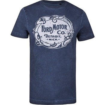 Abbigliamento Uomo T-shirts a maniche lunghe Ford  Blu
