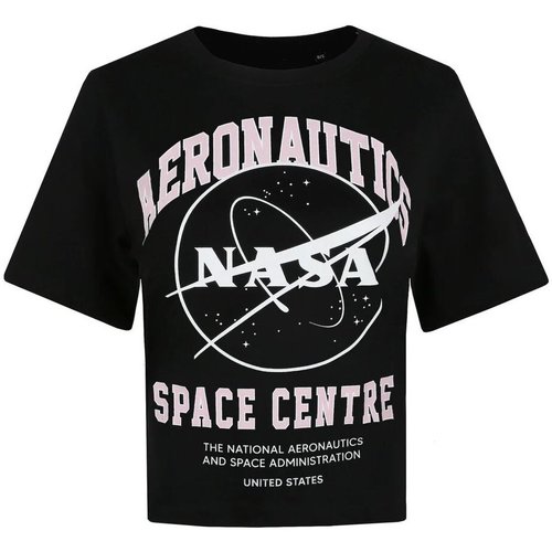 Abbigliamento Donna T-shirts a maniche lunghe Nasa Space Centre Nero