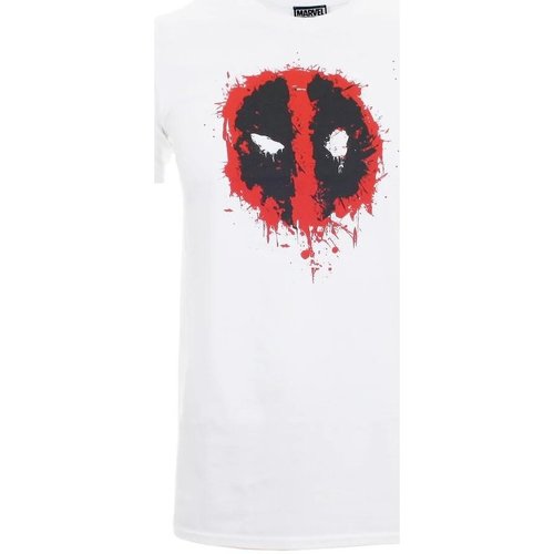 Abbigliamento Uomo T-shirts a maniche lunghe Deadpool TV124 Bianco