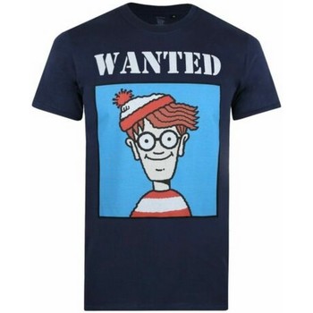 Abbigliamento Uomo T-shirts a maniche lunghe Wheres Wally? TV1269 Blu