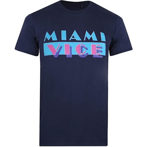 Abbigliamento Uomo T-shirts a maniche lunghe Miami Vice TV1278 Rosso