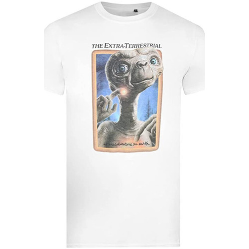 Abbigliamento Uomo T-shirts a maniche lunghe E.t. The Extra-Terrestrial TV1287 Bianco
