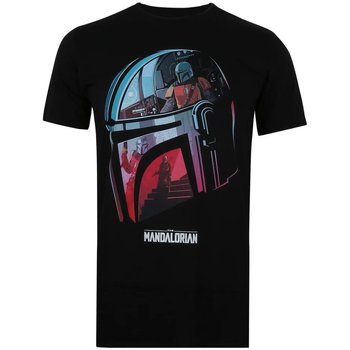 Abbigliamento Uomo T-shirts a maniche lunghe Star Wars: The Mandalorian  Nero