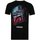 Abbigliamento Uomo T-shirts a maniche lunghe Star Wars: The Mandalorian TV131 Nero