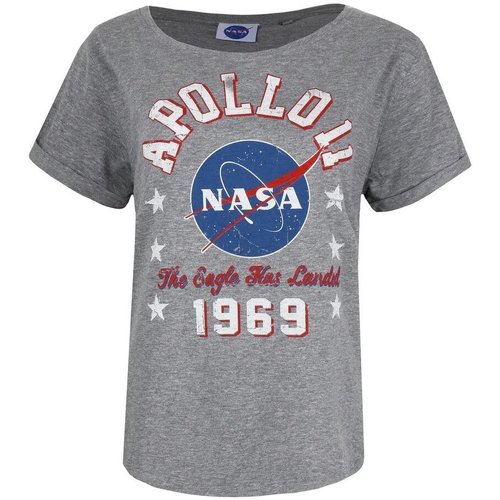 Abbigliamento Donna T-shirts a maniche lunghe Nasa Apollo 11 1969 Grigio