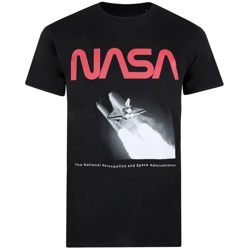 Abbigliamento Uomo T-shirts a maniche lunghe Nasa TV133 Nero