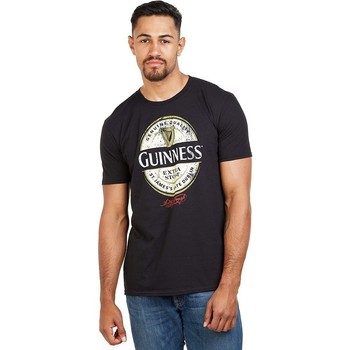 Abbigliamento Uomo T-shirts a maniche lunghe Guinness TV1351 Nero