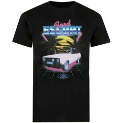 Abbigliamento Uomo T-shirts a maniche lunghe Ford Retrowave Escort Nero