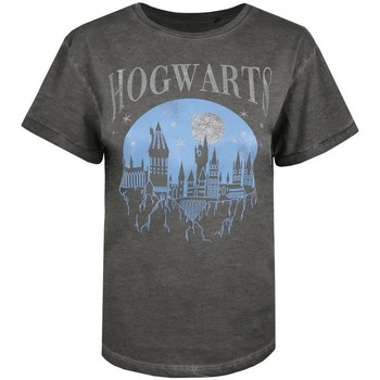 Abbigliamento Donna T-shirts a maniche lunghe Harry Potter  Grigio