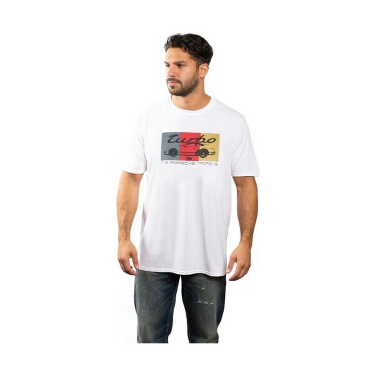 Abbigliamento Uomo T-shirts a maniche lunghe Porsche Design Mag Bianco