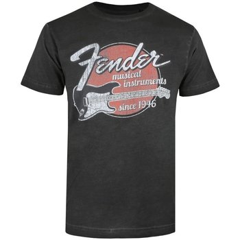 Abbigliamento Uomo T-shirts a maniche lunghe Fender  Nero
