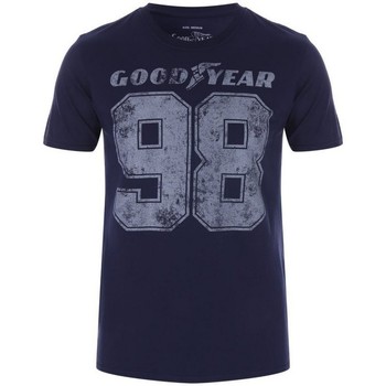 Abbigliamento Uomo T-shirts a maniche lunghe Goodyear  Blu