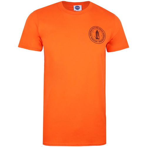 Abbigliamento Uomo T-shirts a maniche lunghe Nasa TV143 Arancio