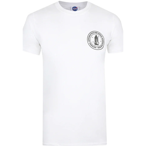 Abbigliamento Uomo T-shirts a maniche lunghe Nasa Stack Bianco