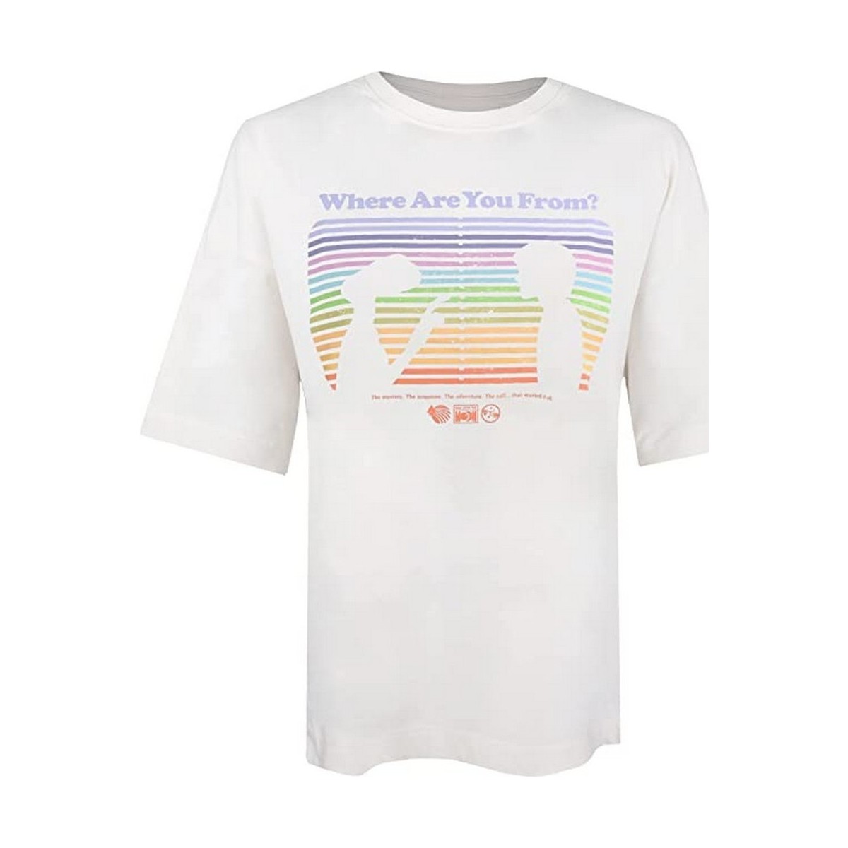 Abbigliamento Donna T-shirts a maniche lunghe E.t. The Extra-Terrestrial TV1449 Bianco