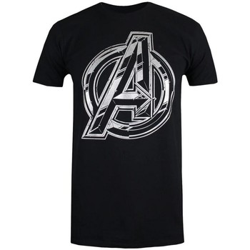 Abbigliamento Uomo T-shirts a maniche lunghe Avengers Infinity War  Nero