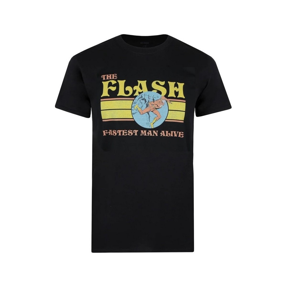 Abbigliamento Uomo T-shirts a maniche lunghe The Flash 70's Nero