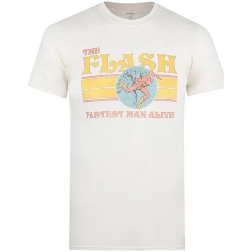 Abbigliamento Uomo T-shirts a maniche lunghe The Flash 70's Beige