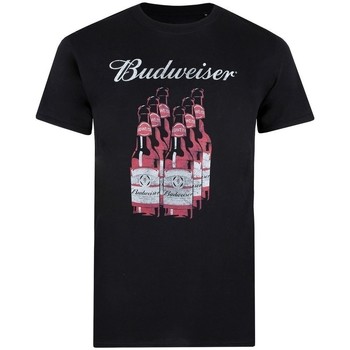 Abbigliamento Uomo T-shirts a maniche lunghe Budweiser  Nero
