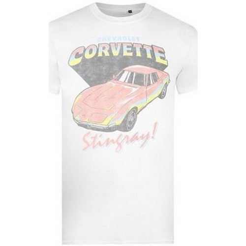 Abbigliamento Uomo T-shirts a maniche lunghe Corvette Stingray Bianco