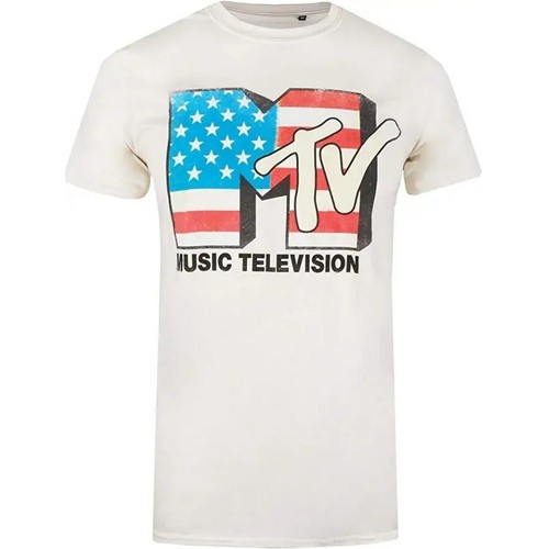 Abbigliamento Uomo T-shirts a maniche lunghe Mtv Americana Beige