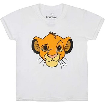 Abbigliamento Donna T-shirts a maniche lunghe The Lion King TV1525 Bianco