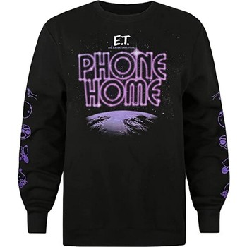 Abbigliamento Uomo T-shirts a maniche lunghe E.t. The Extra-Terrestrial Phone Home Nero