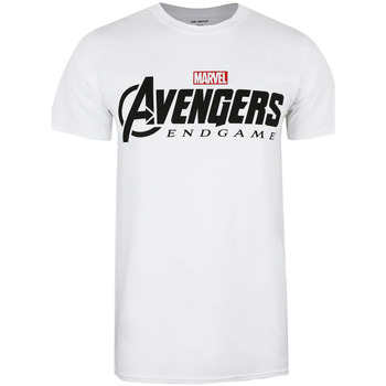 Abbigliamento Uomo T-shirts a maniche lunghe Avengers Endgame  Bianco