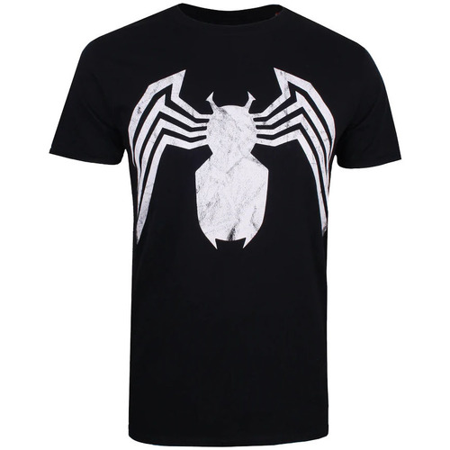 Abbigliamento Uomo T-shirts a maniche lunghe Marvel Venom Emblem Nero