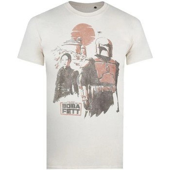 Abbigliamento Uomo T-shirts a maniche lunghe Star Wars: The Mandalorian  Beige