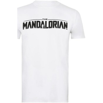 Abbigliamento Uomo T-shirts a maniche lunghe Star Wars: The Mandalorian  Bianco