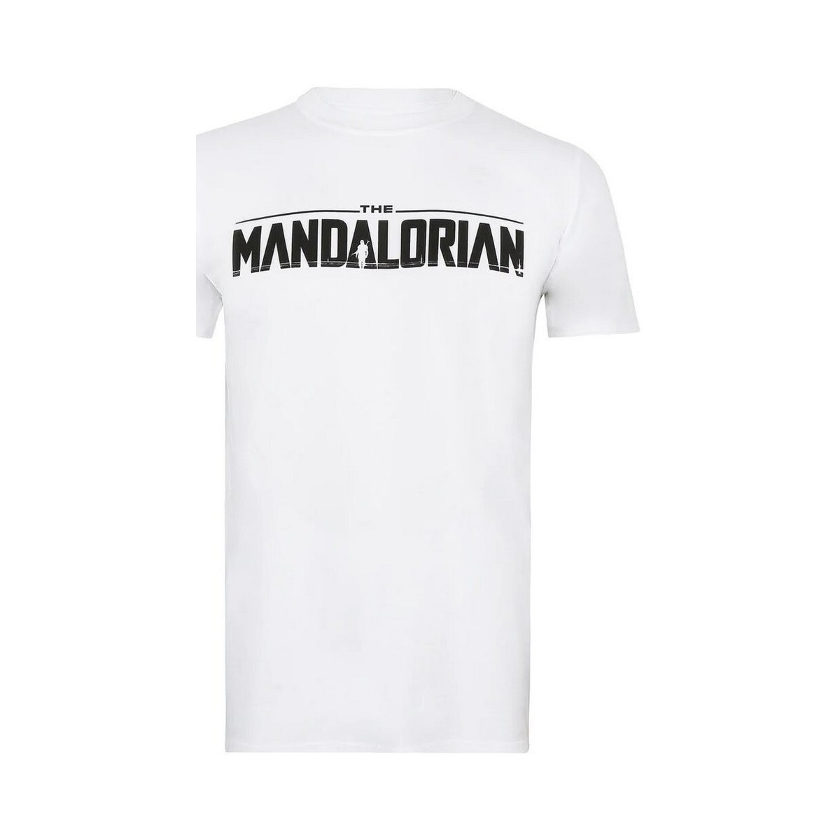 Abbigliamento Uomo T-shirts a maniche lunghe Star Wars: The Mandalorian TV206 Bianco