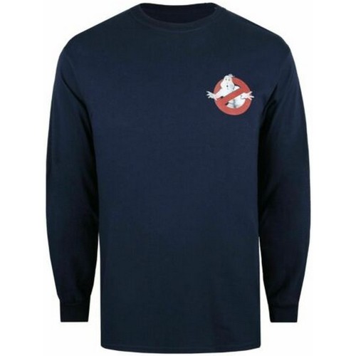 Abbigliamento Uomo T-shirts a maniche lunghe Ghostbusters Who You Gonna Call Blu